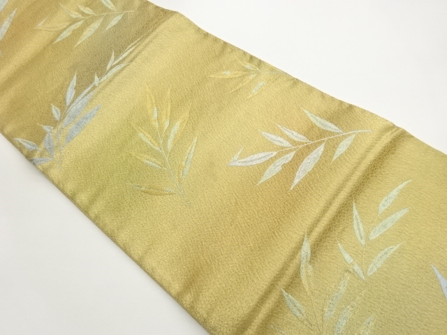 JAPANESE FUKURO OBI / KIN-TOSHI / WOVEN PLANTS